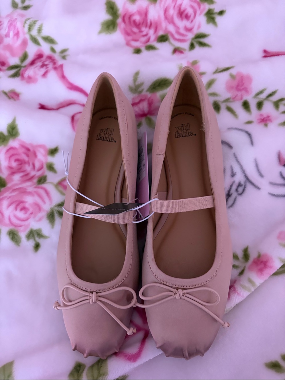 wild fable Pink Ballet Flats with Bow